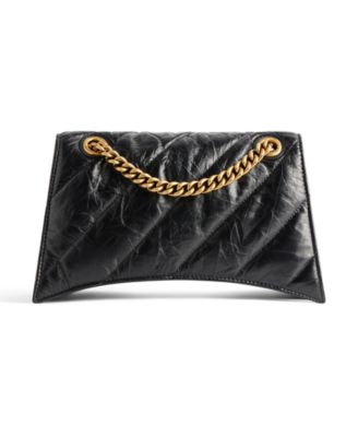 Crush Mini Chain Bag Metallized Quilted