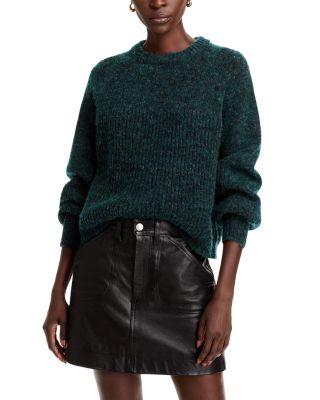 Single Thread Crewneck Mixed Rib Sweater