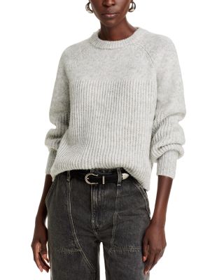Single Thread Crewneck Mixed Rib Sweater