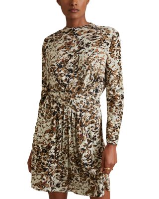 REISS - Jala Printed Jersey Dress