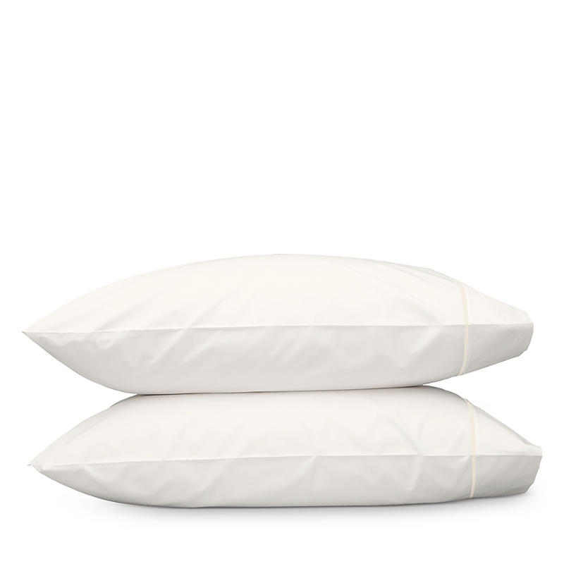 Matouk Gatsby Pillowcase Set, King In Ivory/ivory