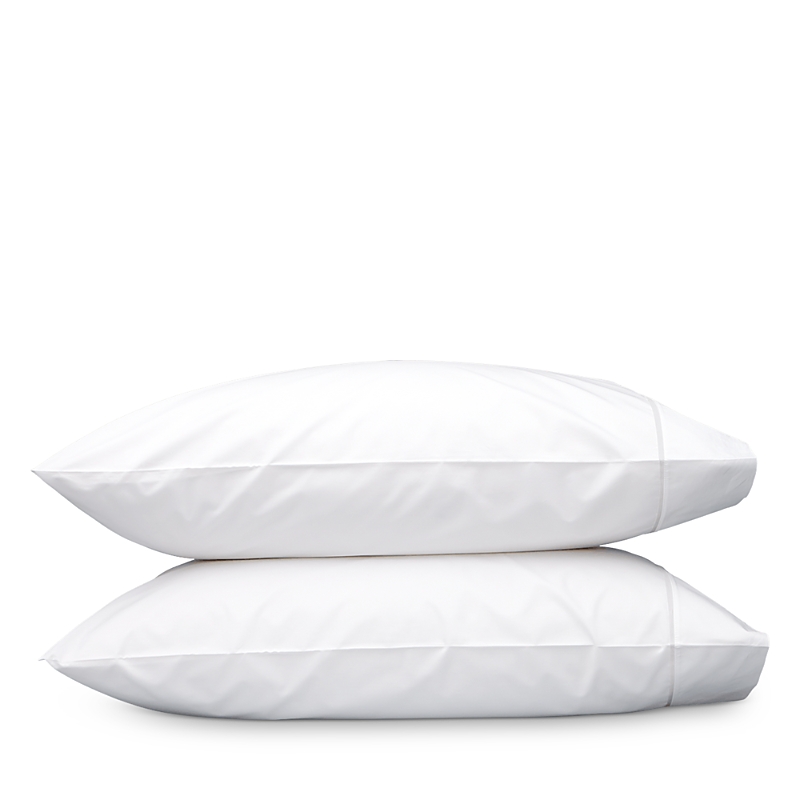 Matouk Gatsby Pillowcase Set, King In Silver