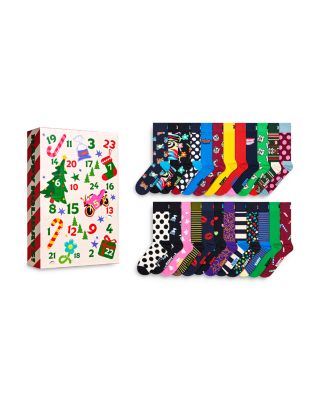 Happy Socks - Advent Calendar Gift Set, Pack of 24