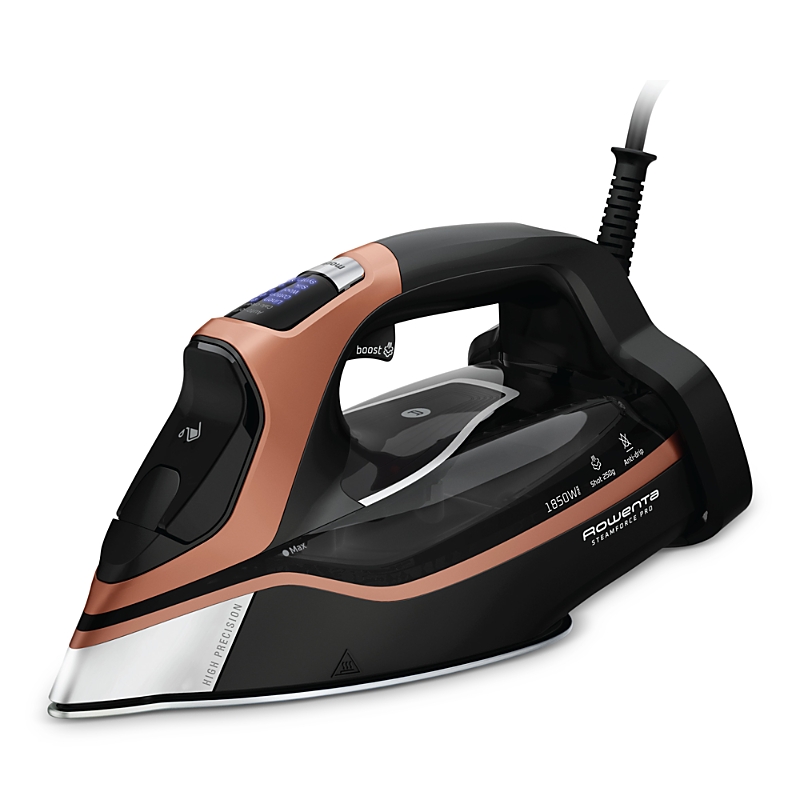 Rowenta Steamforce Pro Steam Iron In Black And Copper