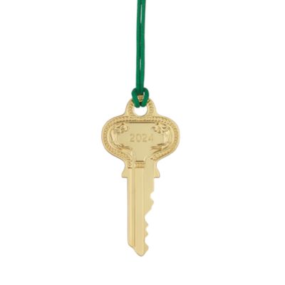 Christmas Key Gold Tone Ornament