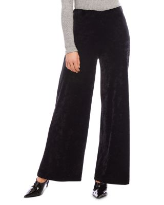Karen Kane - Crushed Velvet Wide Leg Pants