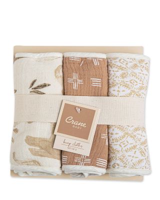 Kendi Burp Cloths, 3 Pack - Ages 0-36 Months