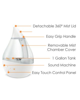 Drop 2.0 4 in 1 Cool Mist Humidifier with Aroma Tray & Sound Machine