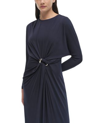 Maisie Long Sleeve Draped Dress