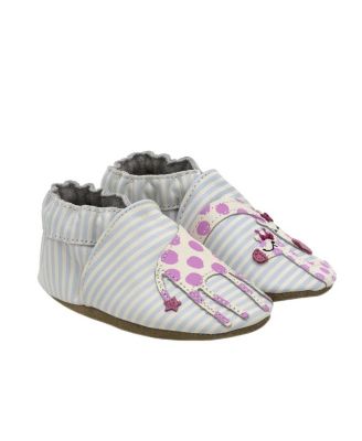 Robeez - Girls' Reach for the Stars Soft Soles Shoe - Baby