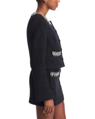 Randi Rhinestone Trim Jacket