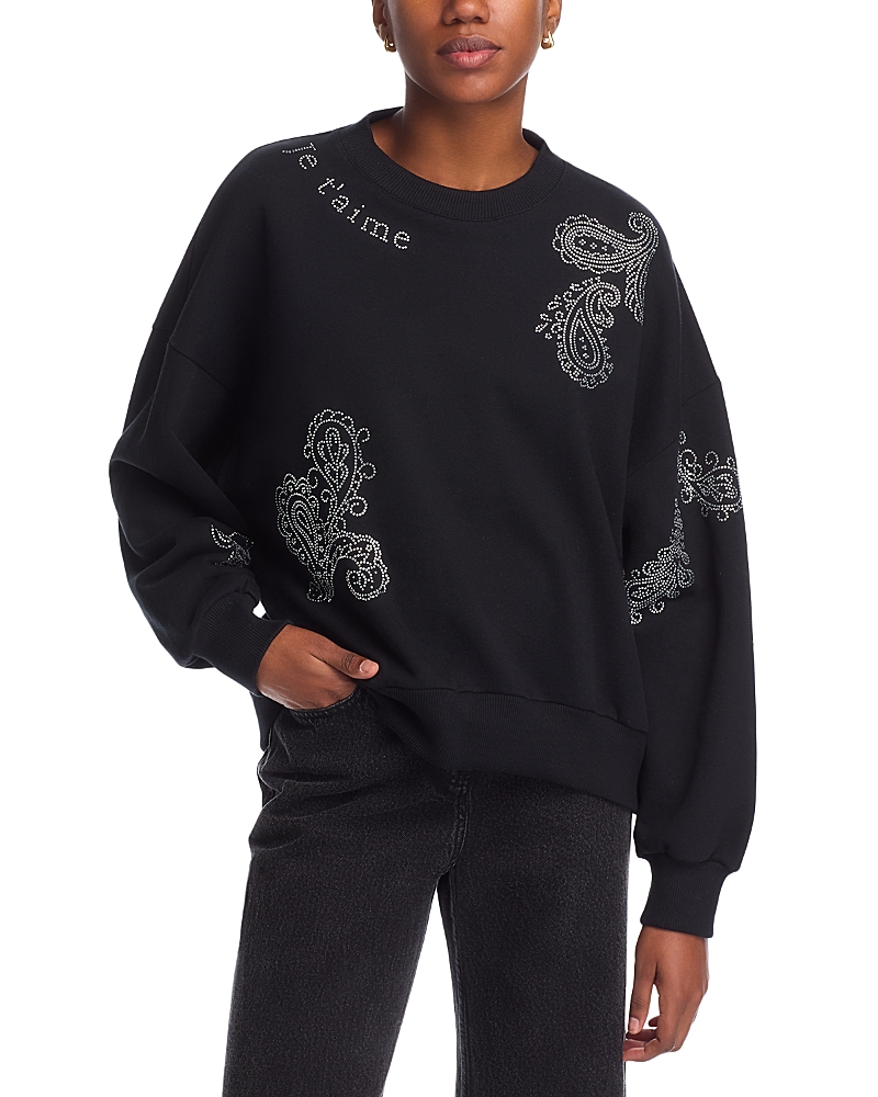 Cinq a Sept Brandy Paisley Sweatshirt