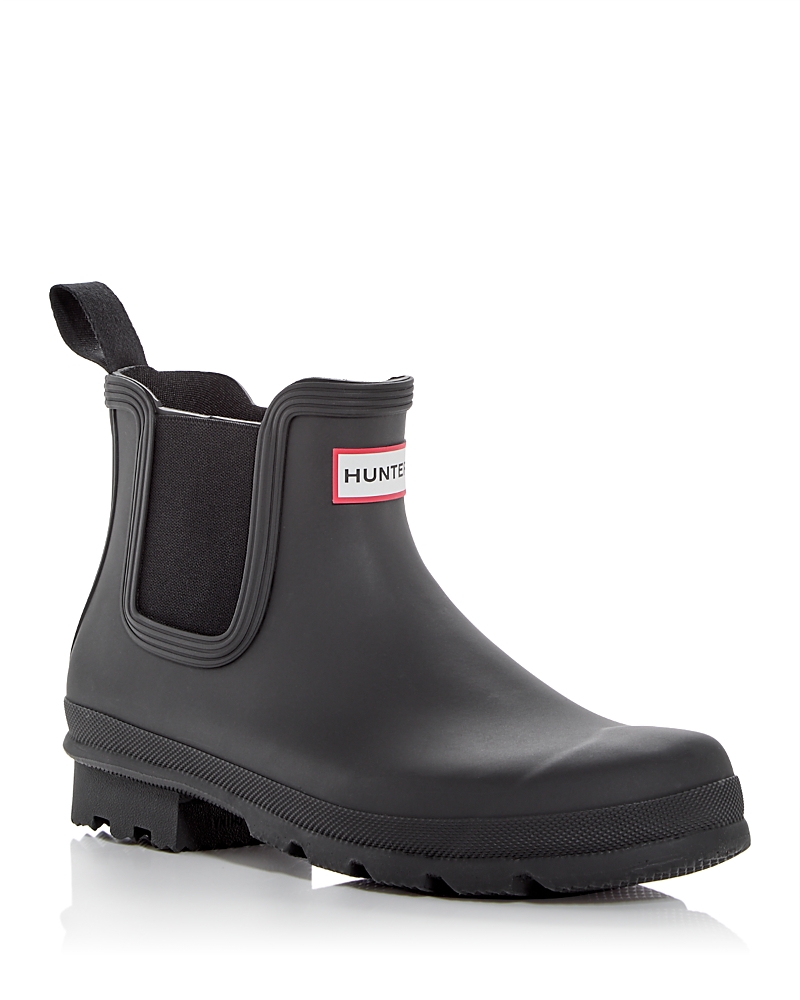 Hunter Original Waterproof Chelsea Rain Boot In Black