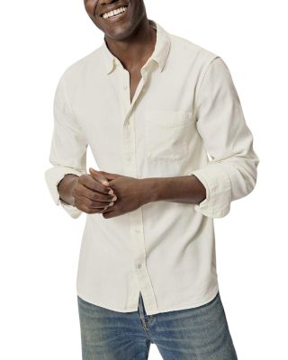 Buck Mason - Draped Cotton Blend Twill Slim Fit Button Down Shirt