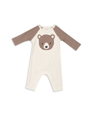 Angel Dear - Boys' Bear Appliqu&eacute; Raglan Coverall - Baby