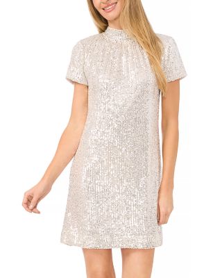 CeCe - Mock Neck A Line Dress