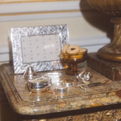 Silverplated Pear Bonbonniere