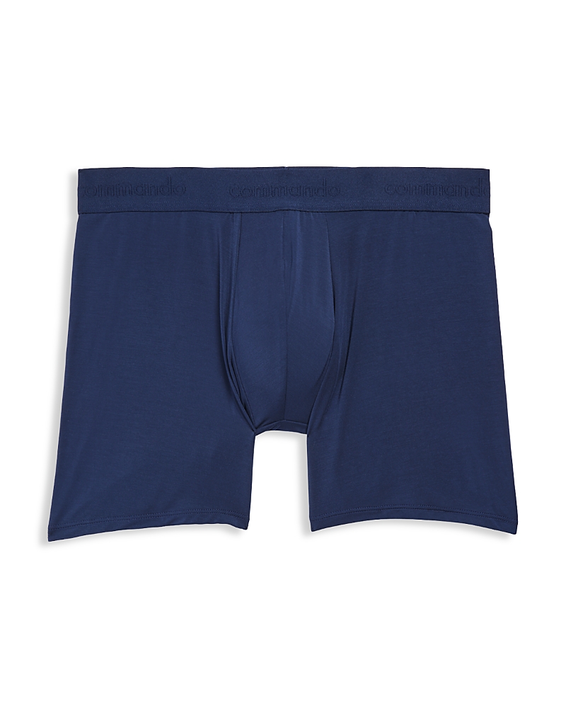 Commando Micro Modal Modern Fit Boxer Briefs In Dark Navy
