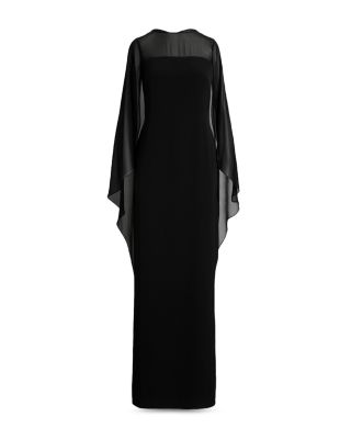 Georgette Cape Gown