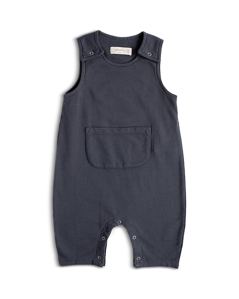 Pehr Unisex French Terry Overalls - Baby In Ink Blue
