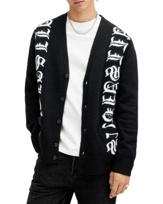 Allsaints Scripture Relaxed Fit Cardigan