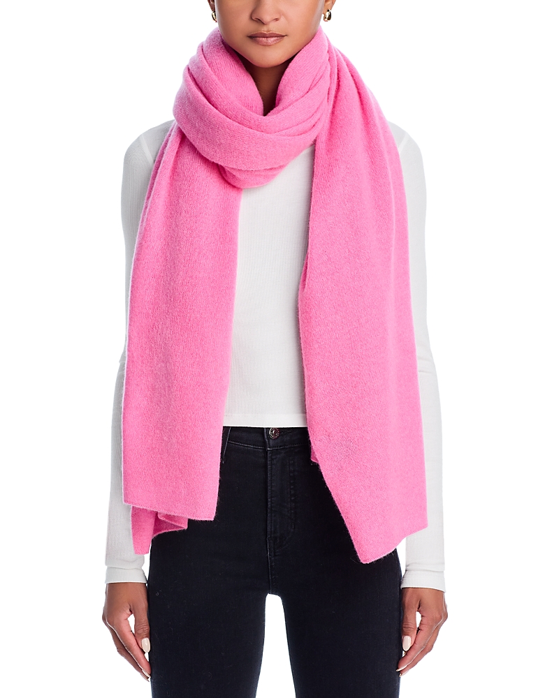 C By Bloomingdale's Cashmere Travel Wrap - Exclusive In Pink