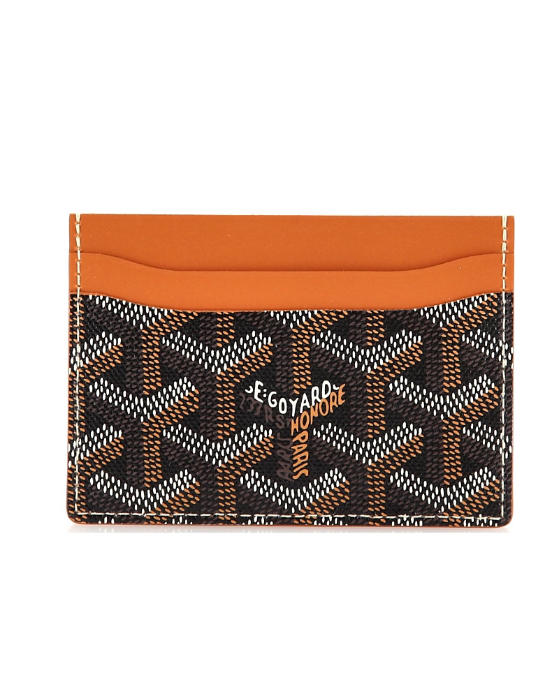 Pre-Owned Goyard Saint Sulpice Card Holder Coated Canvas