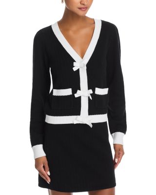 AQUA - Striped Cardigan - Exclusive