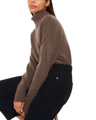 Petite High Waist Cord Barrel Jeans in Black