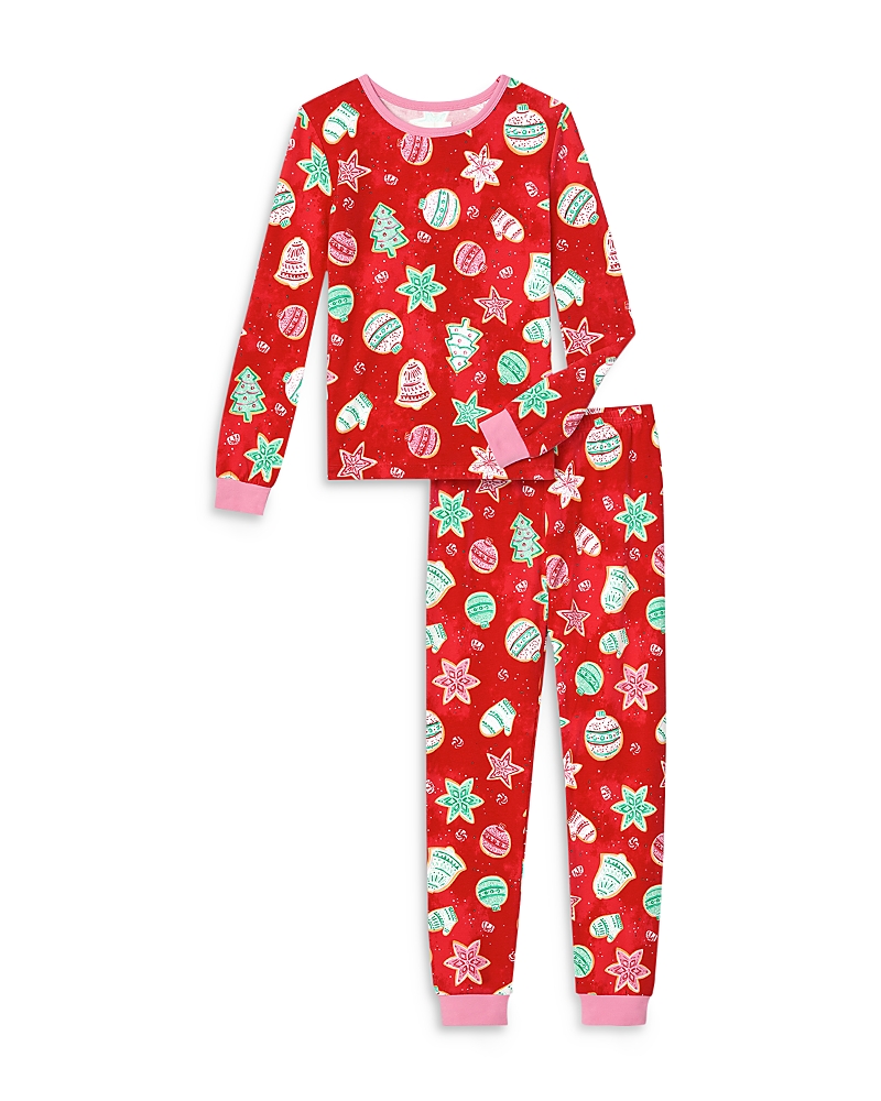 Bedhead Pajamas Unisex Christmas Printed Long Sleeve Pajama Set - Little Kid, Big Kid In Sugar Cookies