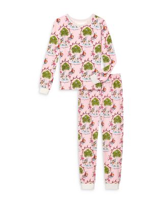 BedHead Pajamas Unisex Christmas Printed Long Sleeve Pajama Set - Little Kid, Big Kid