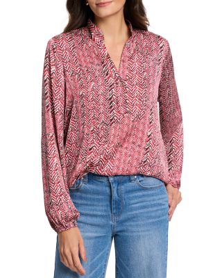 NIC+ZOE - Herringbone Stamp Shirt