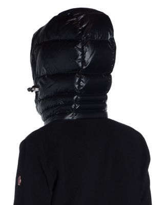 Quilted Down Front Cardigan