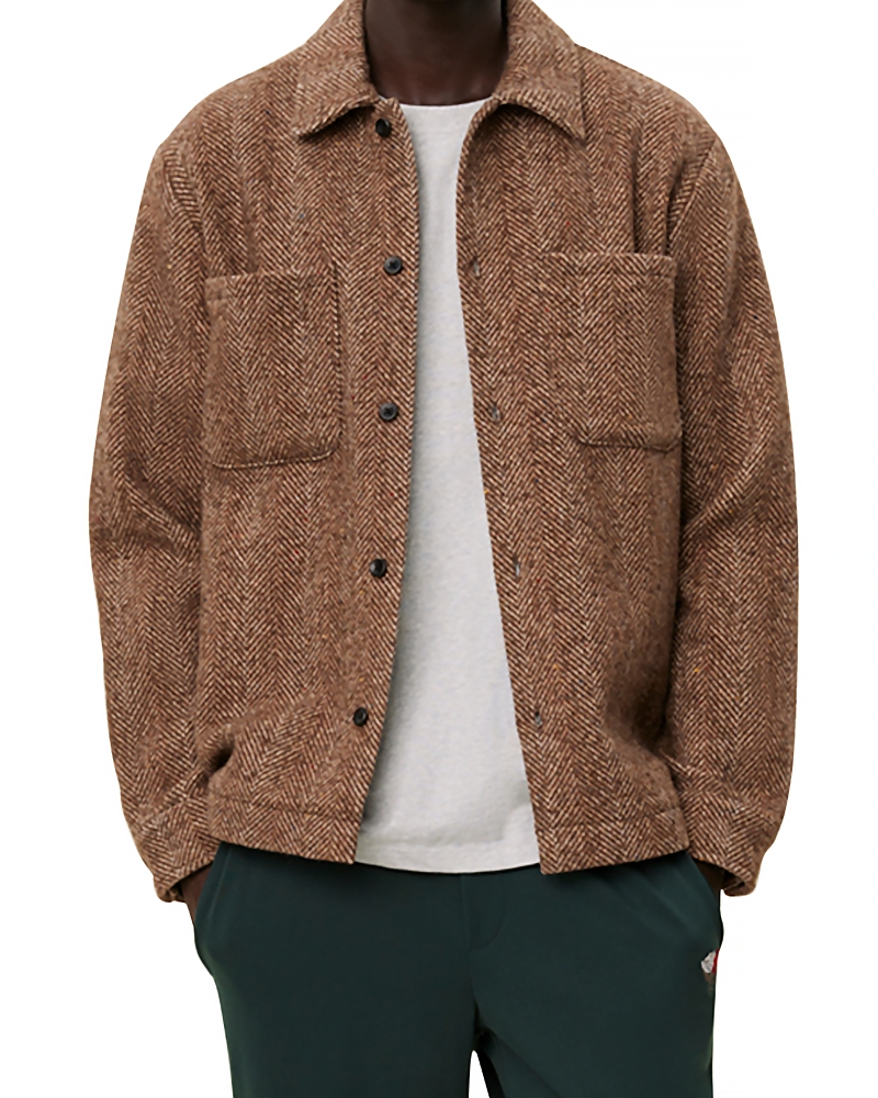 LES DEUX MILIAN REGULAR FIT WOOL SHIRT JACKET