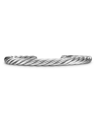 David Yurman - Men's Name Cable Cuff Bracelet in Sterling Silver, 6mm