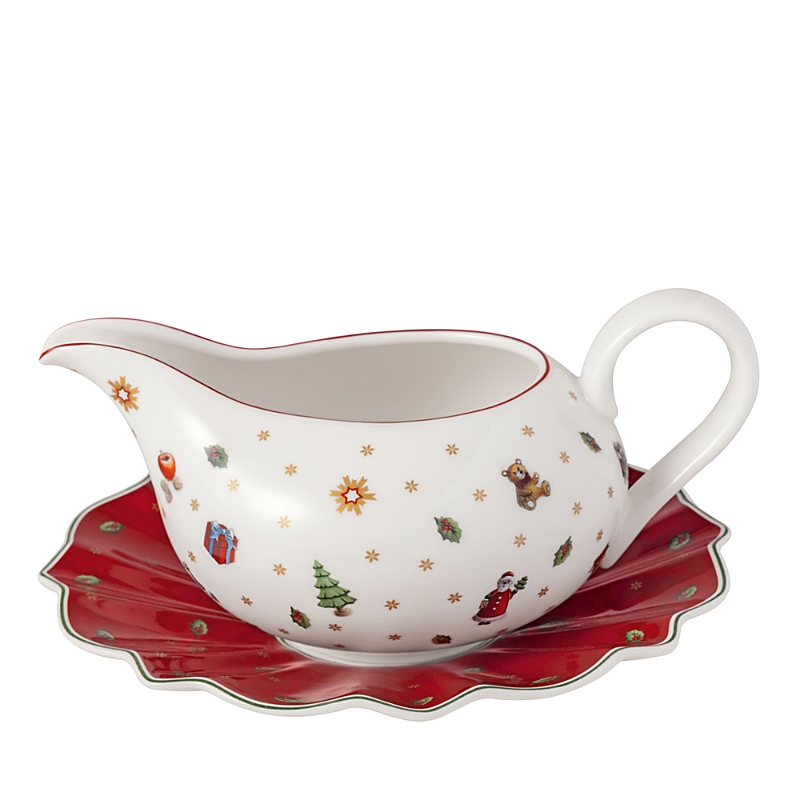 Villeroy & Boch Toy's Delight Gravy Boat And Stand In Multi