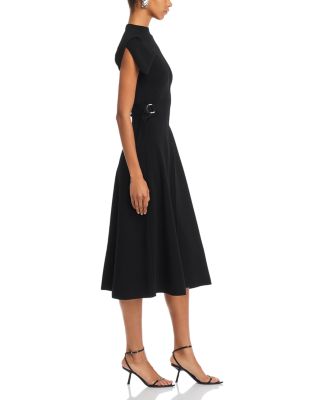 Tulip Sleeve Midi Dress