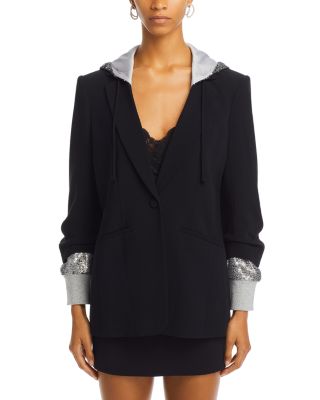 Cinq à Sept - Khloe Sequined Hoodie Jacket