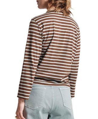  Striped Tee Top