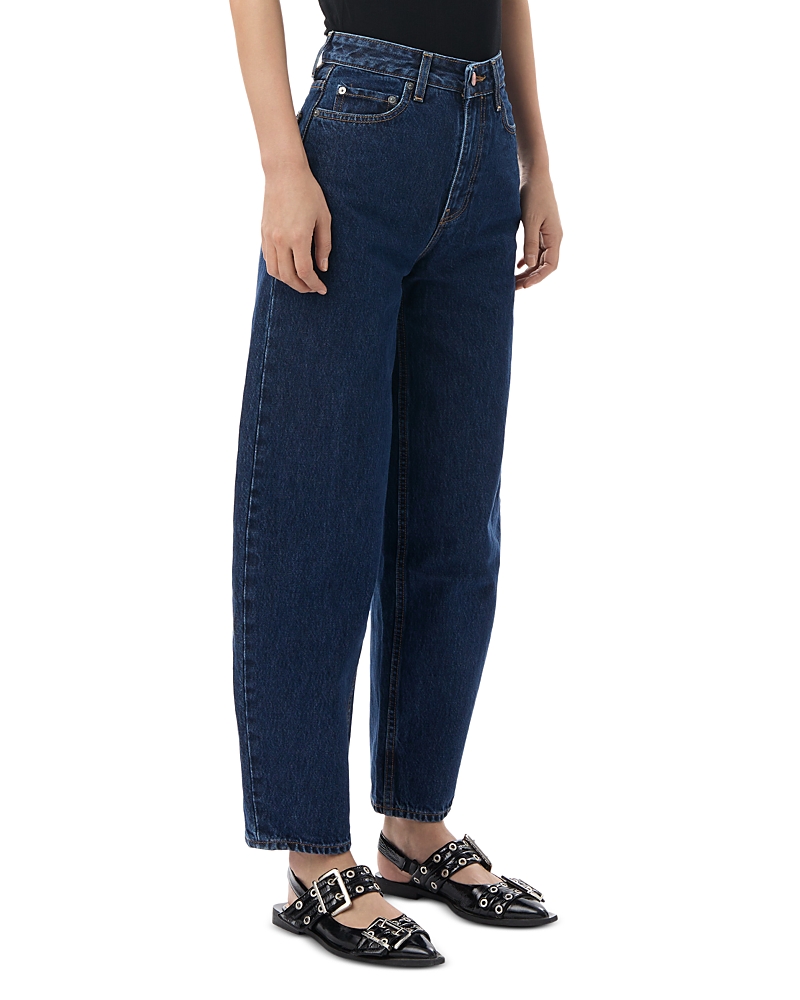 Ganni Denim Jeans In Darkbluestone