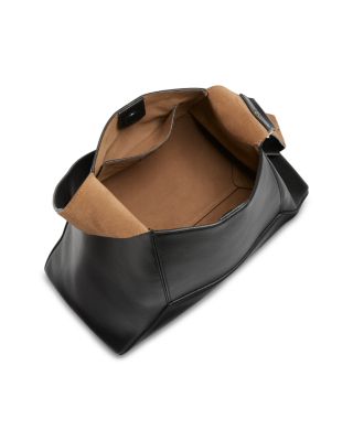 Diamond Hobo Leather Shoulder Bag