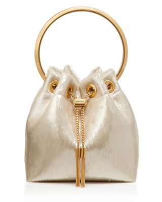 Jimmy Choo - Bon Bon Short Tinsel Top Handle Crossbody