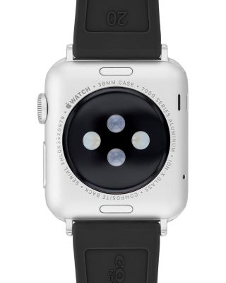 Apple Watch&reg; Black Silicone Strap, 38/40/41mm