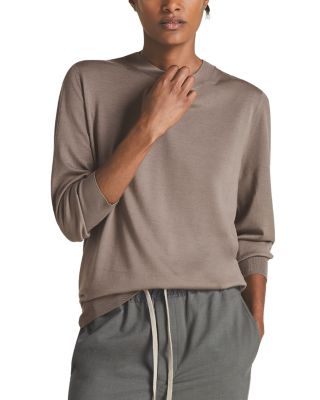 Reiss x Les 100 Ciels Unisex Hallie The Noble Wool Crewneck Pull On Sweater