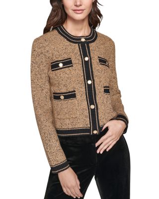 KARL LAGERFELD PARIS - Button Front Cardigan