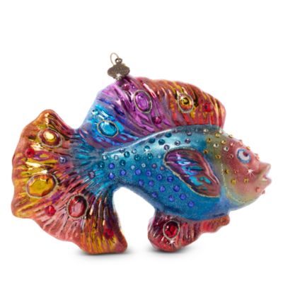 Fancy Fish Glass Ornament