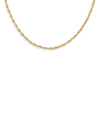 Spirali Rope Link Chain Necklace in 14K Yellow Gold, 18"