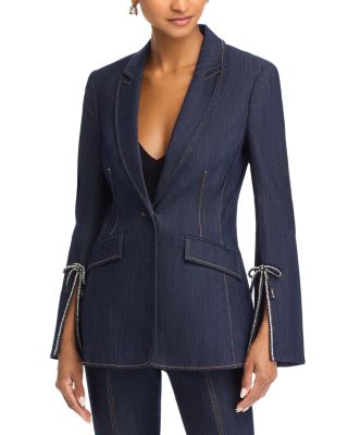 Cinq à Sept - Cheyenne Embellished Denim Blazer