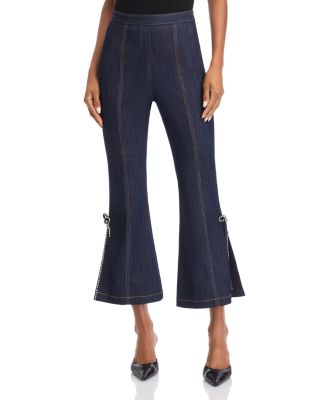 Cinq à Sept - Ayleen High Rise Cropped Flared Jeans in Indigo