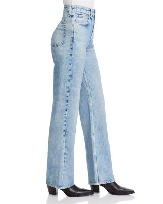 Miramar Shea High Rise Relaxed Cotton Terry Sweatpant Jeans in Riverly
